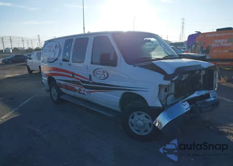 2008 Ford E-250 Commercial/Recreational из США, поврежденный, VIN 1FTNE24W38DA79573